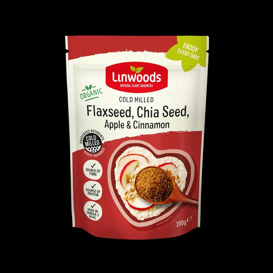 Milled Flaxseed Chia Apple & Cinnamon 200g