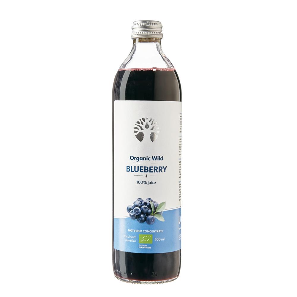 Organic 100% Wild Blueberry Juice 500ml