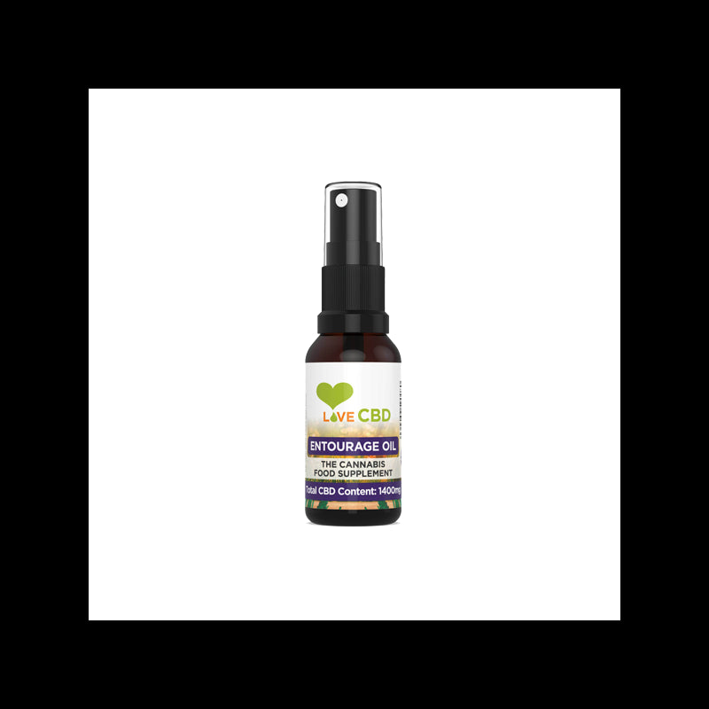 Love CBD 1400mg Entourage CBD Oil Spray - 20ml