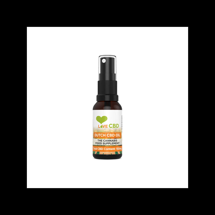 Love CBD 150mg Dutch CBD Oil Spray - 20ml