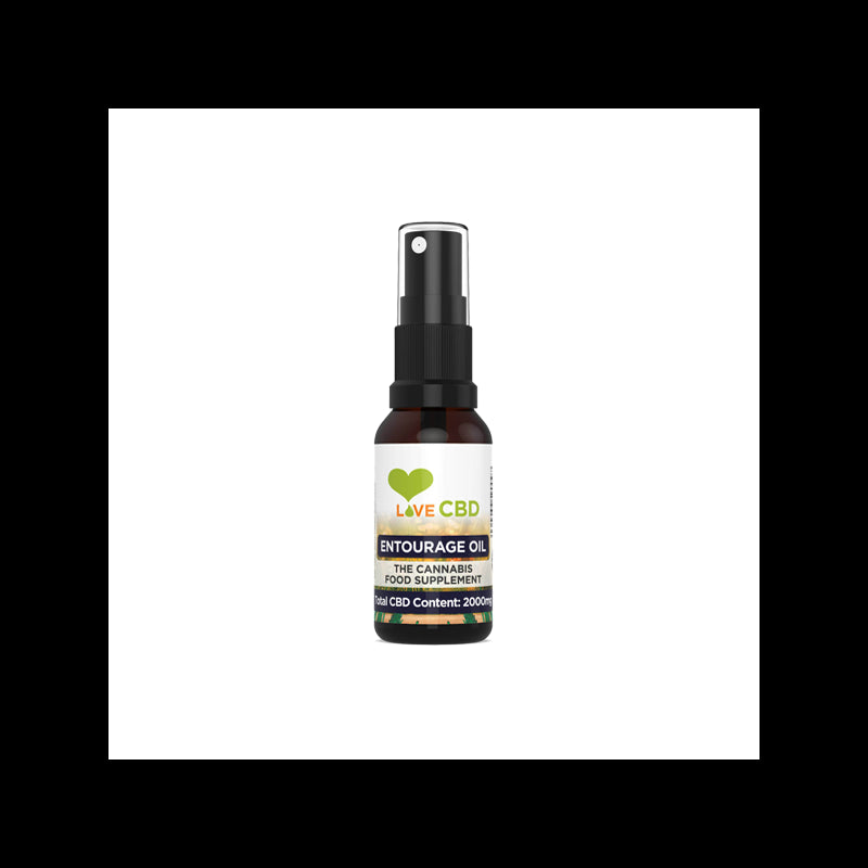 Love CBD 2000mg Entourage CBD Oil Spray - 20ml