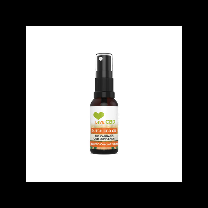 Love CBD 300mg Dutch CBD Oil Spray - 20ml