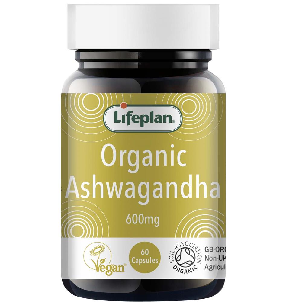 Organic Ashwagandha Capsules 600mg x 60