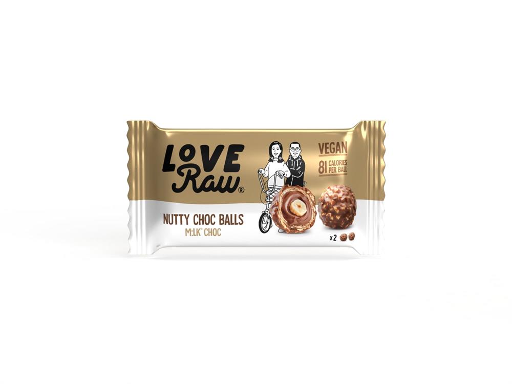 Vegan M:lk Choc Nutty Choc Balls 28g