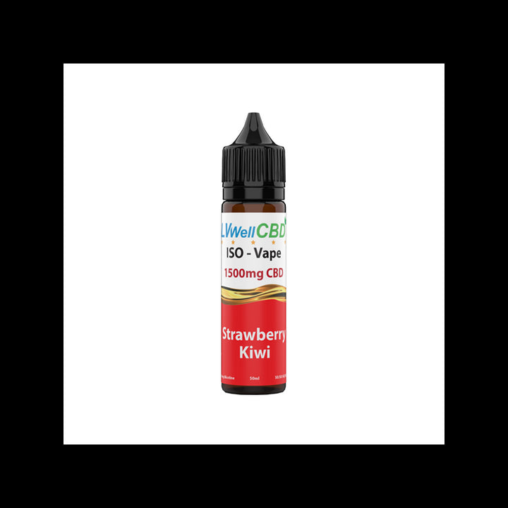 LVWell CBD Iso-Vape 1500mg CBD E-liquid 50ml (50VG/50PG)