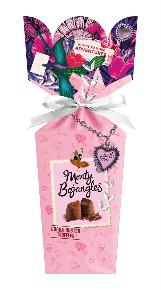 Choccy Scoffy Cocoa Dusted Truffles Bouquet Gift Box 110g