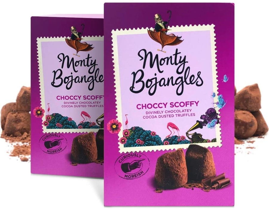 MB Choccy Scoffy Cocoa Dusted Truffles Gift Carton 200g