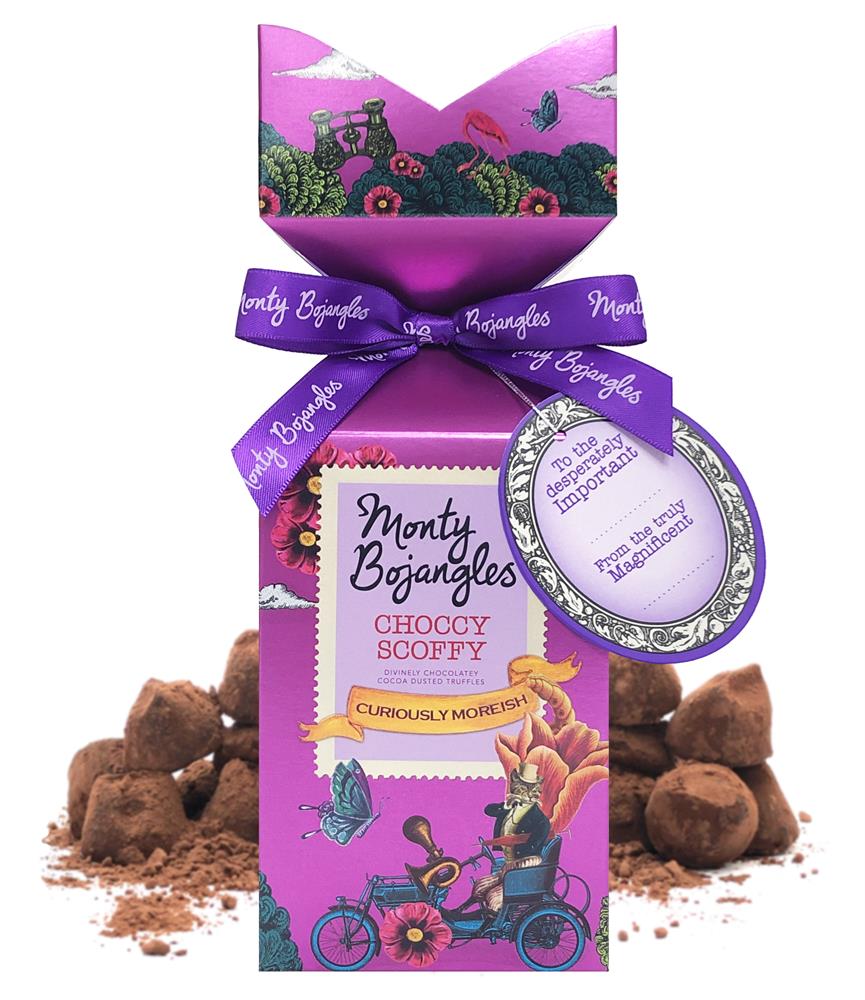 Choccy Scoffy Cocoa Dusted Truffles Tip Top Gift Box 150g