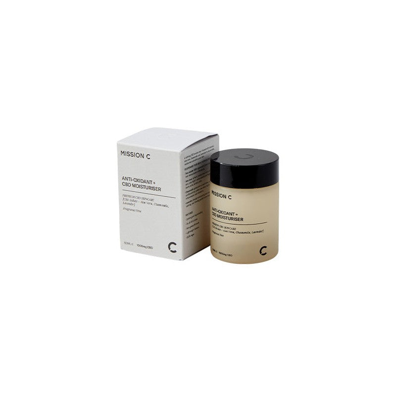 Mission C Anti-Oxidant + 1000mg CBD Moisturiser - 50ml