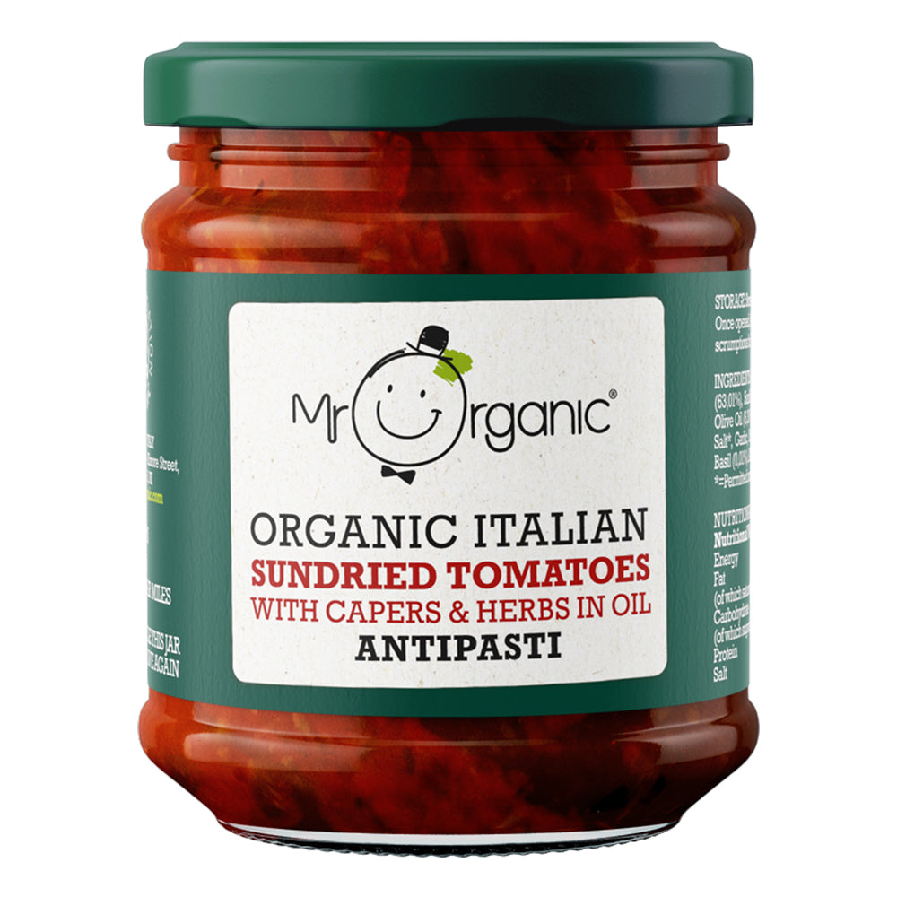 Mr Organic Sundried Tomato Antipasti 190g