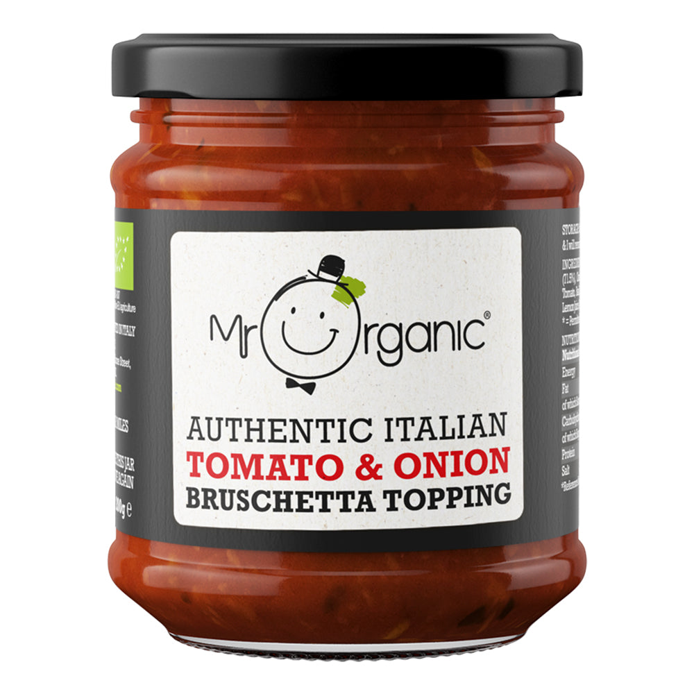 Mr Organic Italian Tomato & Red Onion Bruschetta Topping 200g