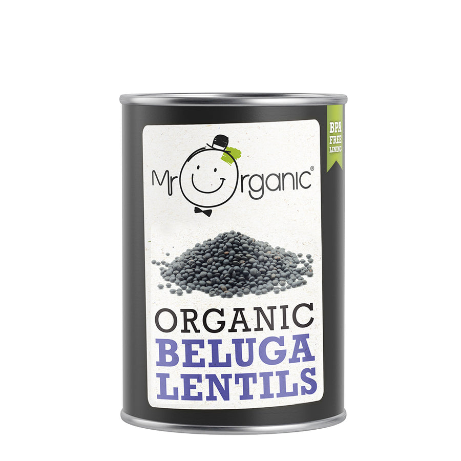 Mr Organic Beluga Lentils 400g