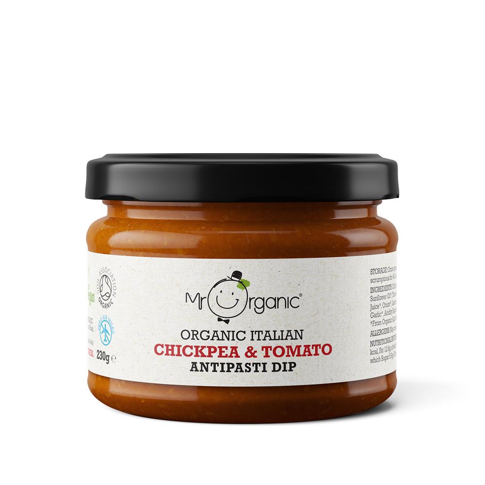 Mr Organic Chickpea & Tomato Antipasti Dip 230g