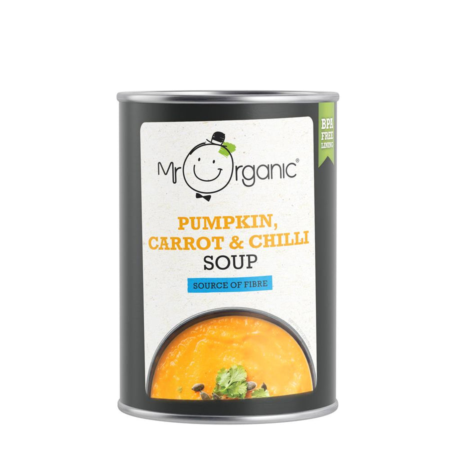 Mr Organic Pumpkin Carrot & Chilli Soup 400g