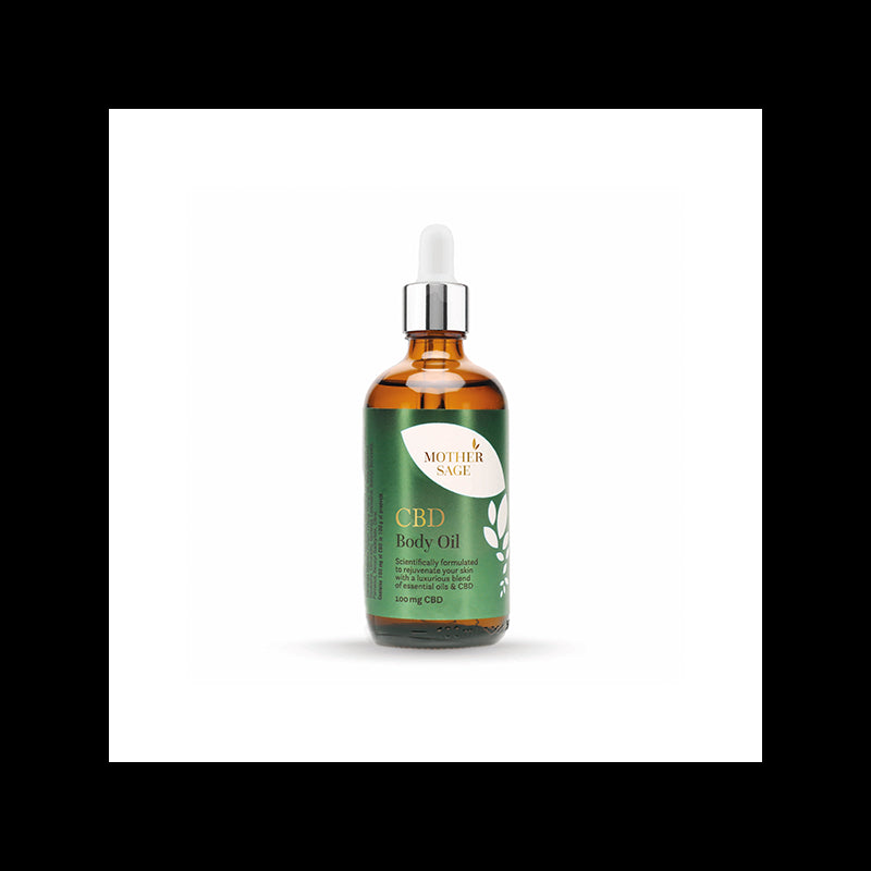 MotherSage 100mg CBD Body Oil - 100ml