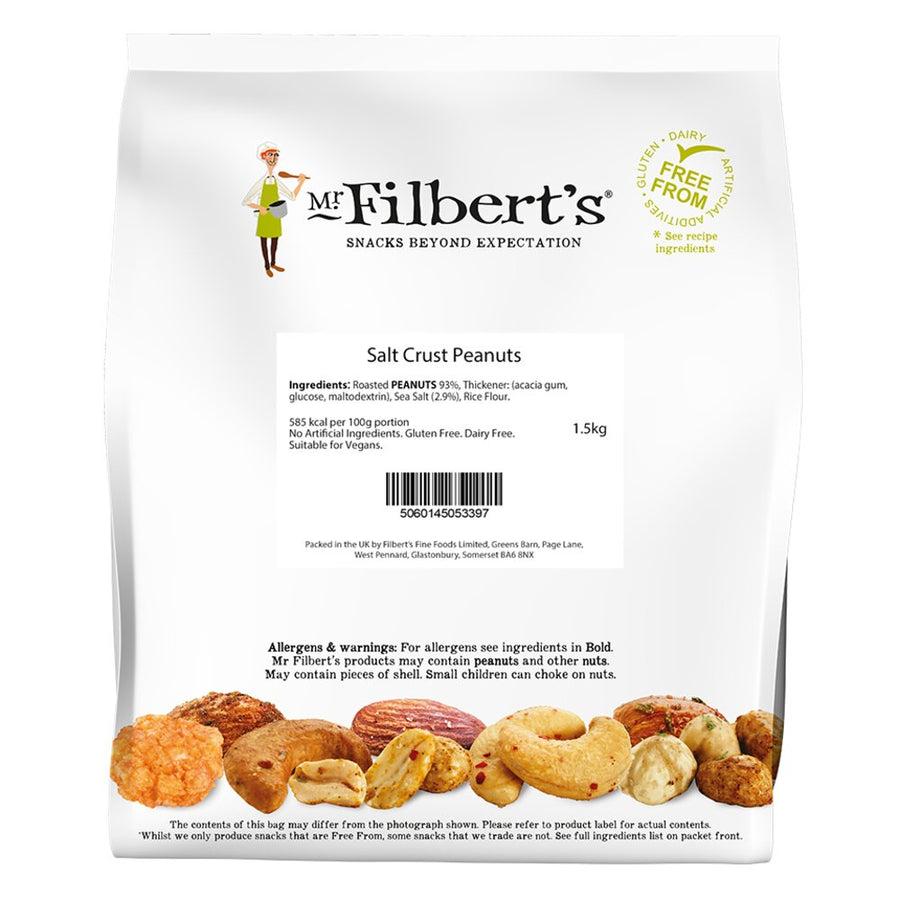 Mr Filberts Salt Crust Peanuts 1.5kg