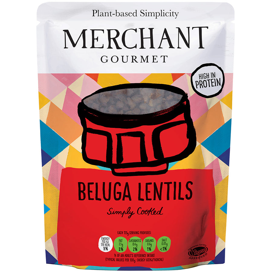 Beluga Lentils Ready to Eat 250g