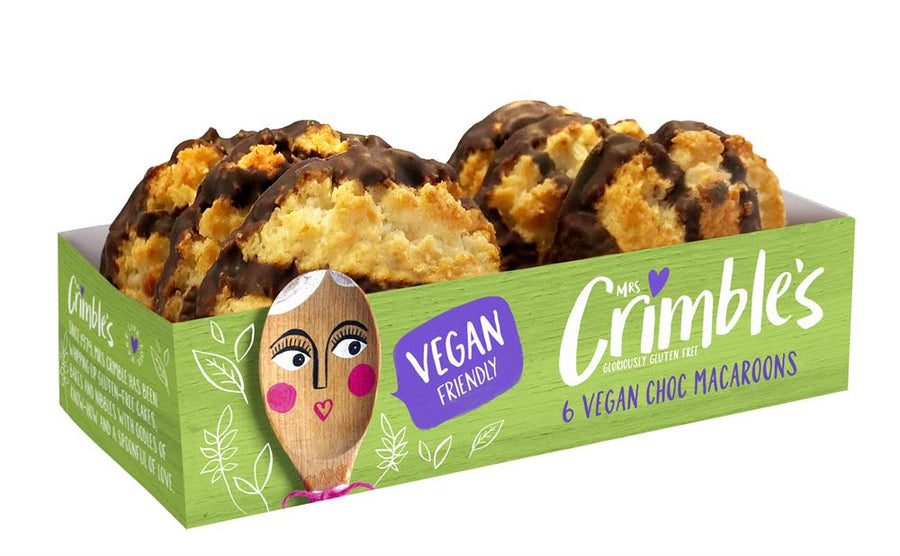 Mrs Crimble's Gluten Free Vegan Chocolate Macaroons 195g