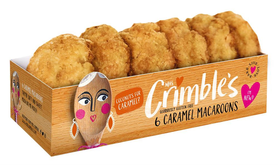 Mrs Crimbles Gluten Free Caramel Macaroons 12 Pieces