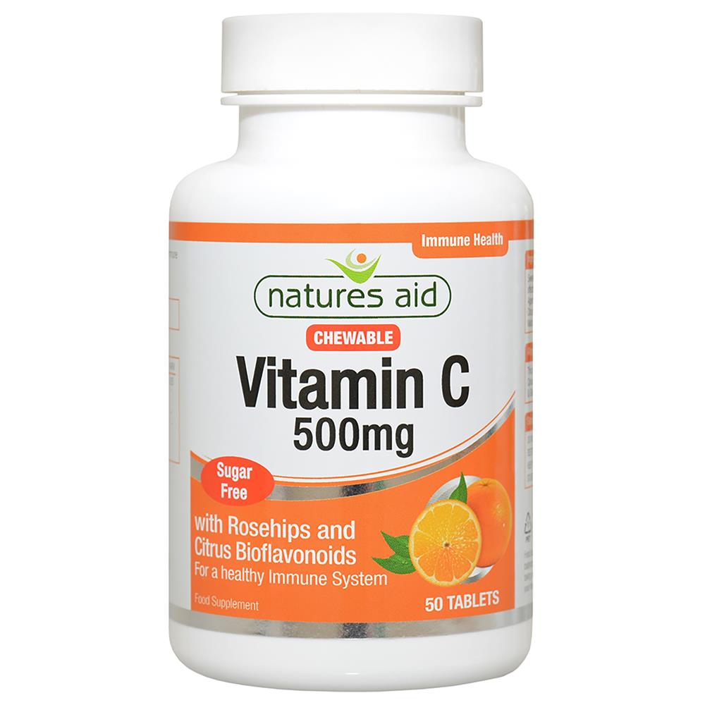 Vitamin C 500mg Sugar Free Chewable (with Rosehips & Citrus B