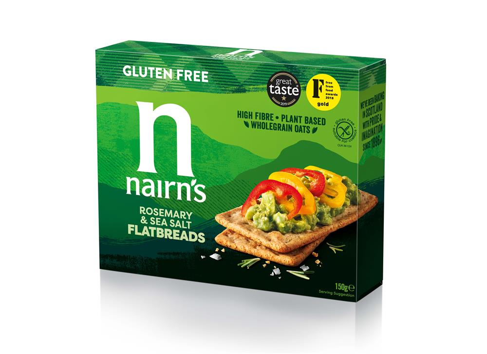 Gluten Free Rosemary Sea Salt Flatbreads 150g