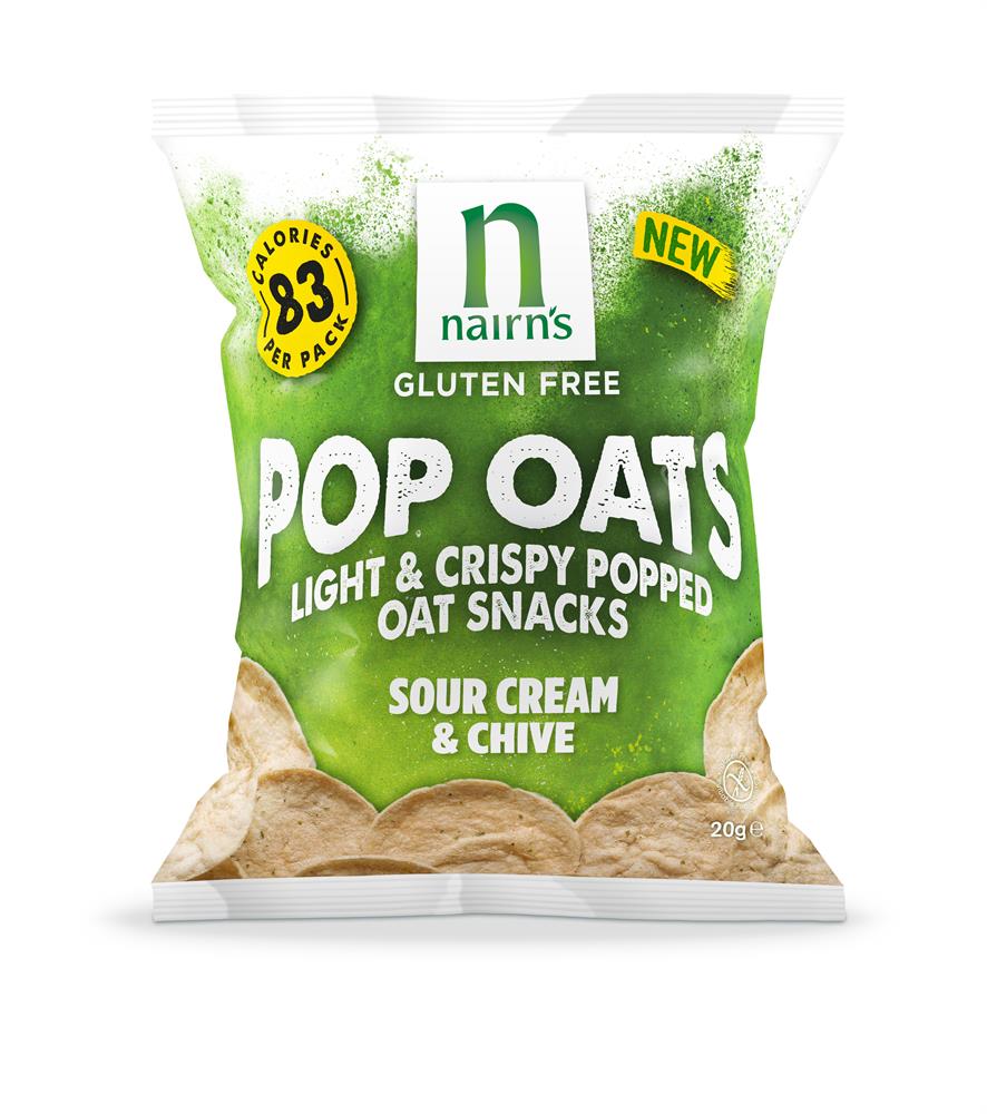 Gluten Free Sour Cream & Chive Pop Oats 20g