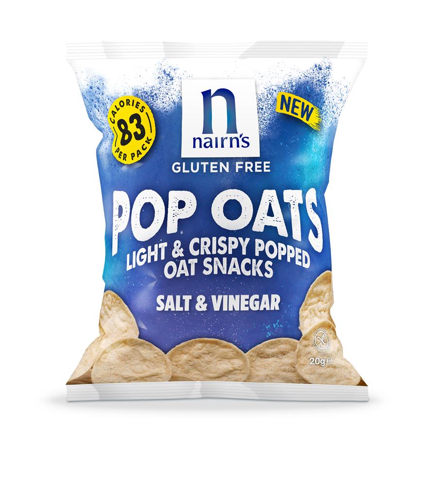 Gluten Free Salt & Vinegar Pop Oats 20g