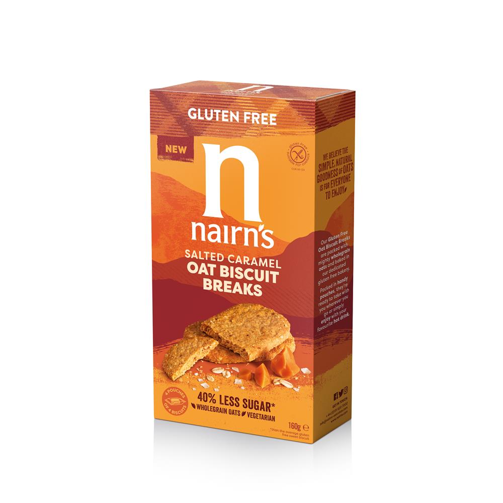 Gluten Free Salted Caramel Biscuit Breaks 160g