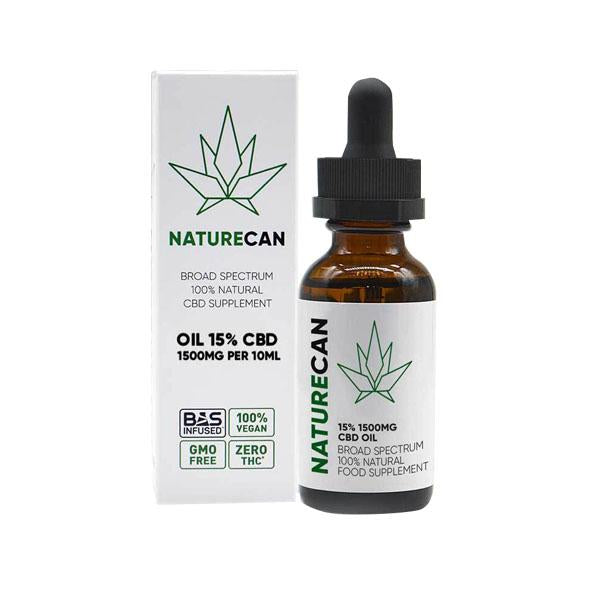 Naturecan CBD Broad Spectrum 100% Natural Oil 10ml