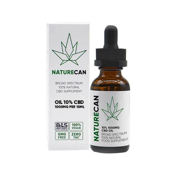 Naturecan CBD Broad Spectrum 100% Natural Oil 10ml