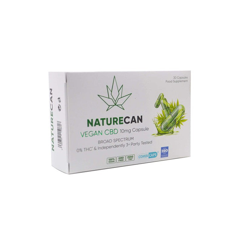 Naturecan 10mg Vegan CBD Capsules - 30 Caps