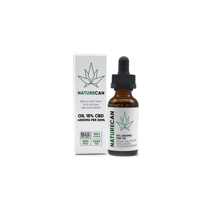 Naturecan 15% 4500mg CBD Broad Spectrum MCT Oil 30ml