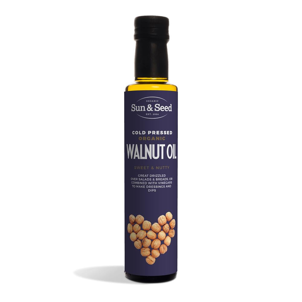 Sun and Seed Organic Walnut Oil-cold pressed 250ml