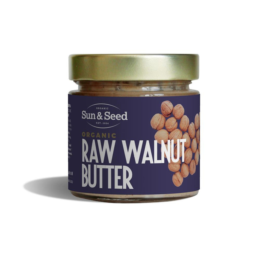 Sun and Seed Organic Raw Walnut Butter 200g