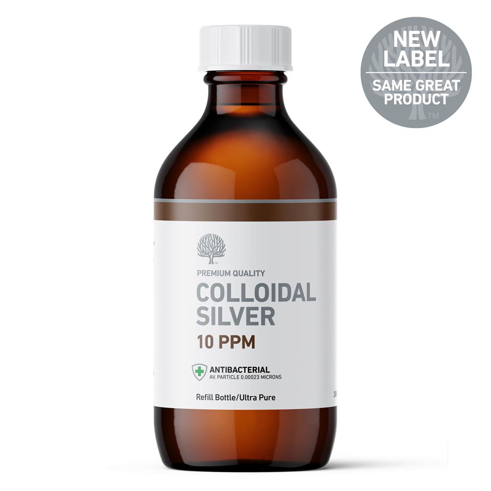 10ppm Enhanced Colloidal Silver 300ml Bottle - Neutral pH 7.5