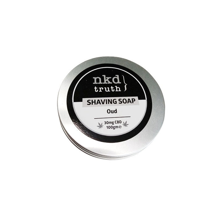 NKD 30mg CBD Speciality Shaving Soap 100g - Oud