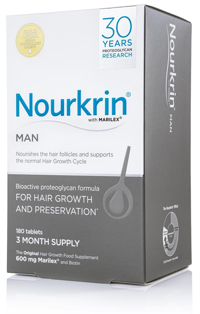 Nourkrin Man 3 Month Supply 180 tablets