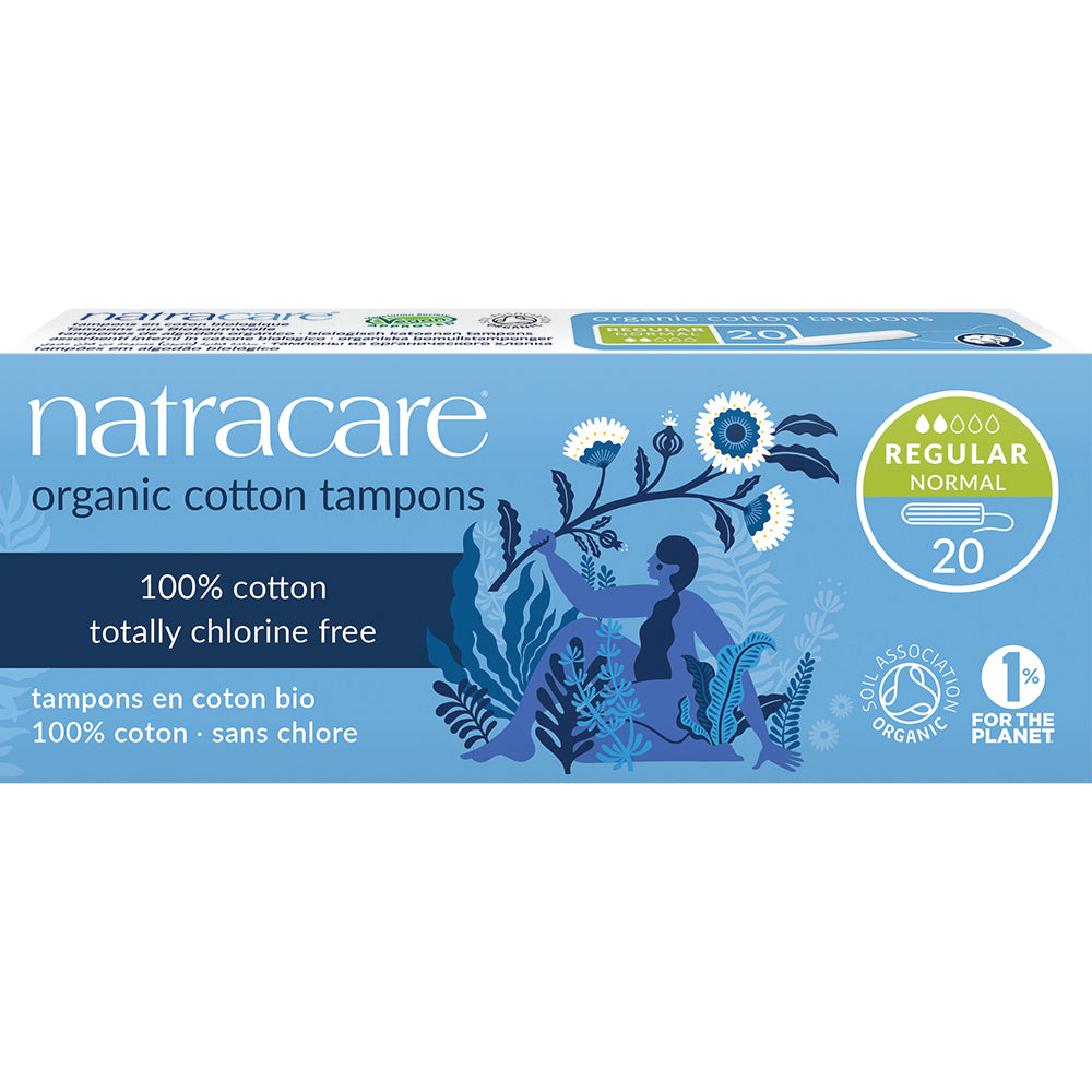 Organic Non-Applicator Tampons Regular x 20