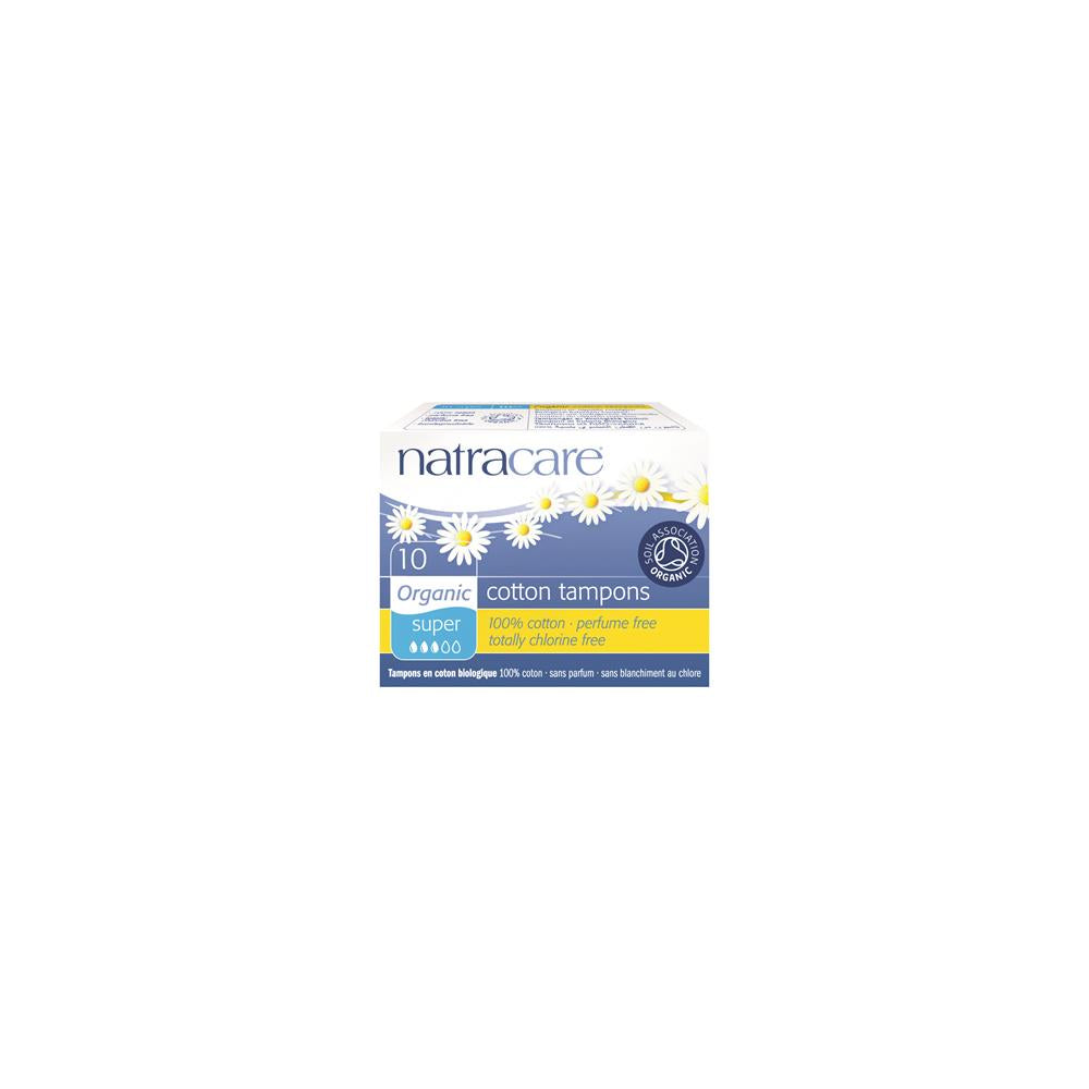 Organic Non-Applicator Tampons Super x 10