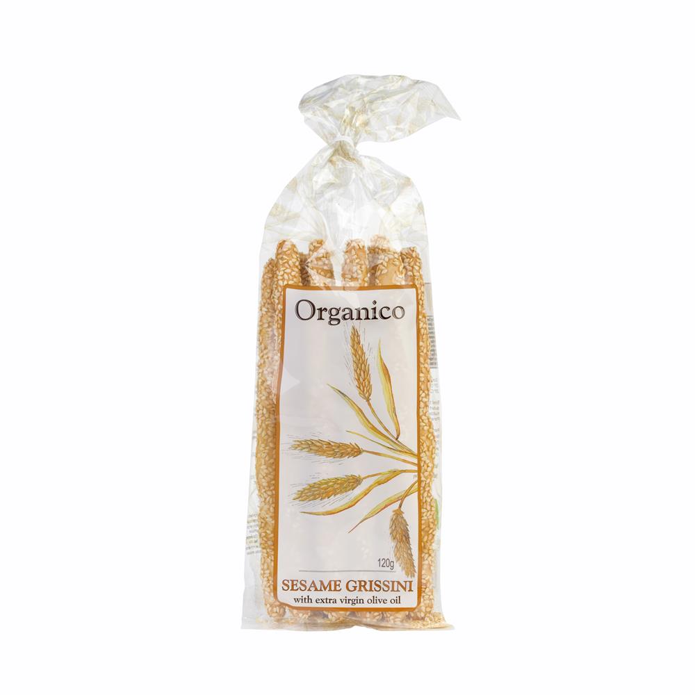 Organic Sesame Breadsticks 120g