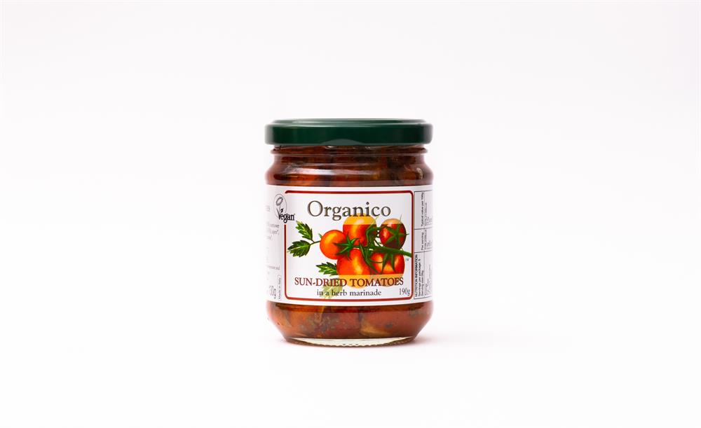 Organic Sun-dried Tomatoes in Oil 190g