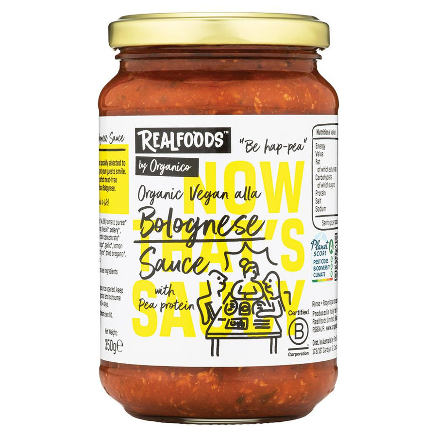 Org Vegan Bolognese Sauce (with pea protein) 350g