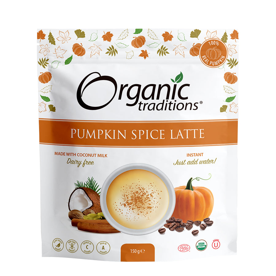 Organic Traditions Pumpkin Spice Latte - Limited Edition 150g