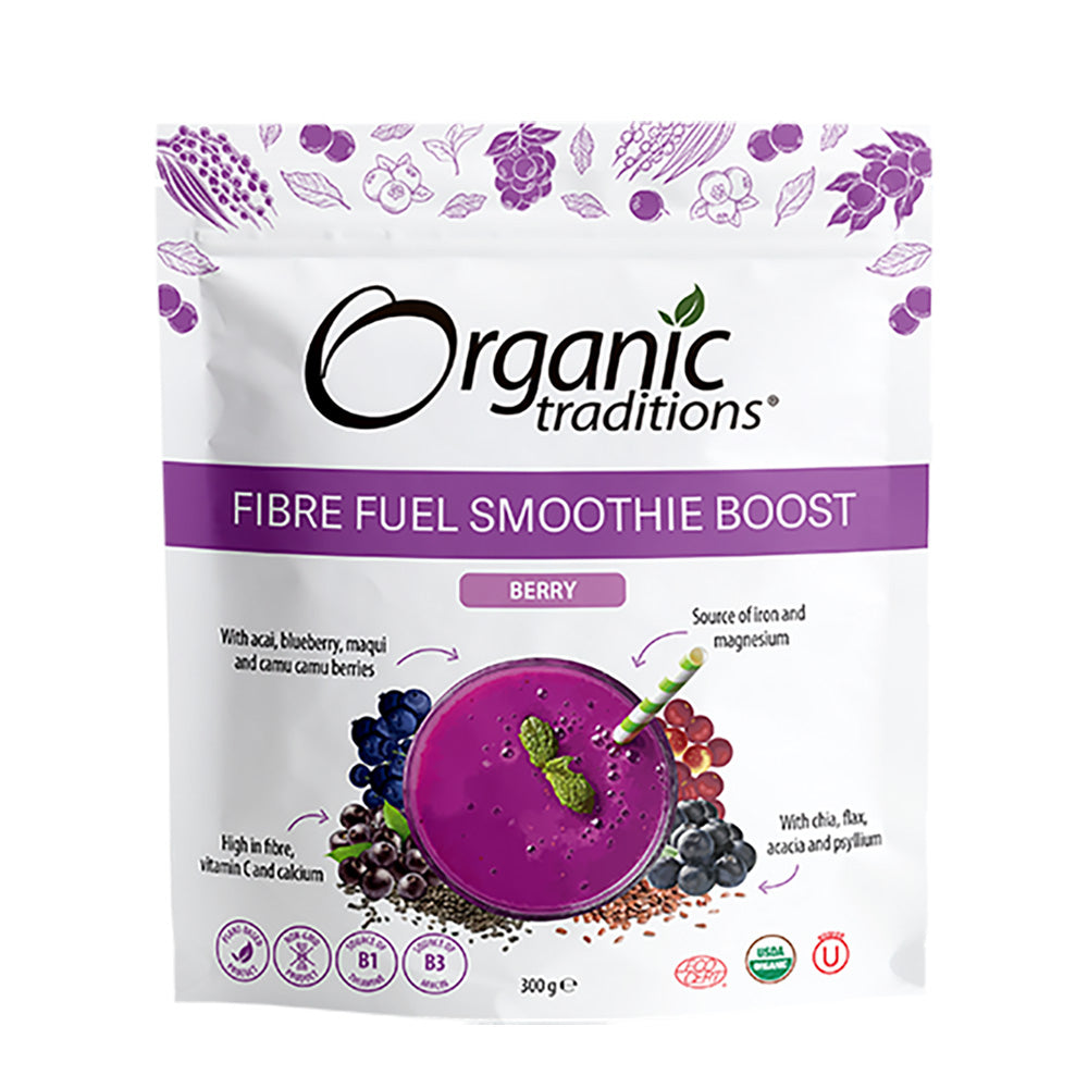 Organic Fibre Fuel Smoothie Boost Berry 300g