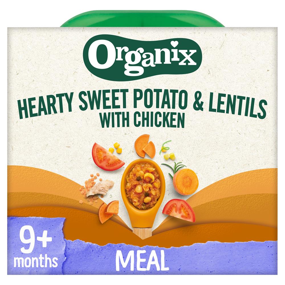 Organix Hearty Sweet Potato & Lentils with Chicken 190g