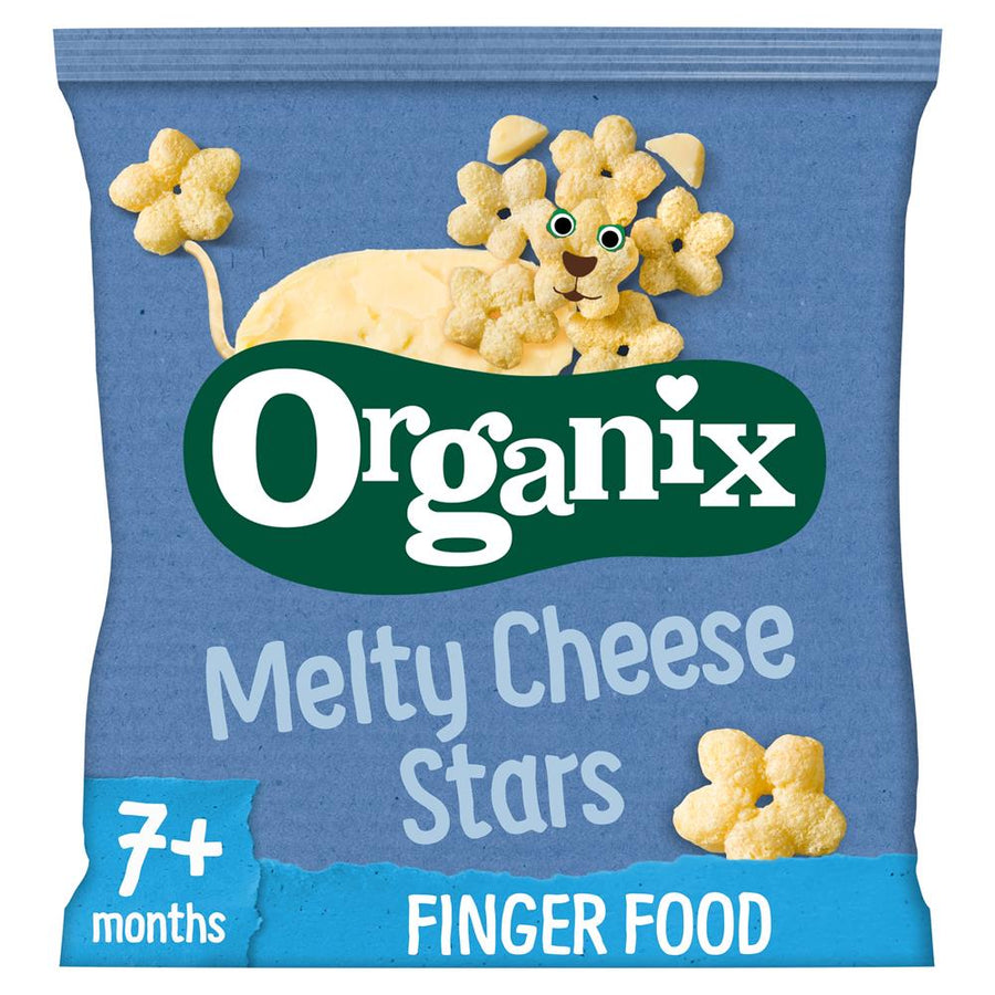 Melty Organic Cheese Stars Baby Finger Food Snacks 20g