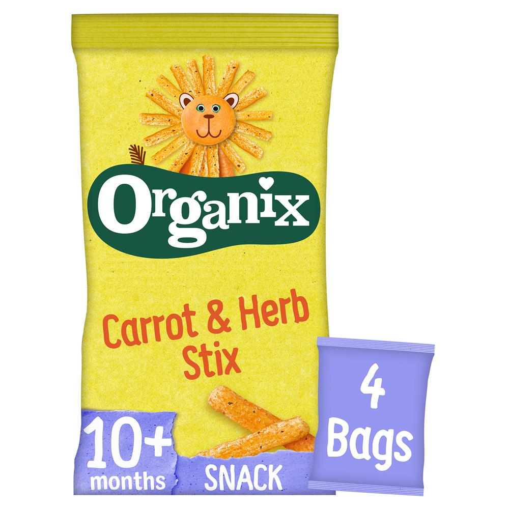 Organix Carrot Stix Multipack 4 x 15g