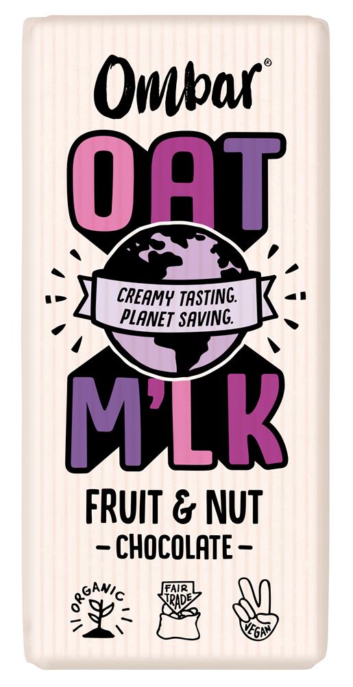 Oat M'lk Fruit & Nut Chocolate Bar 70g