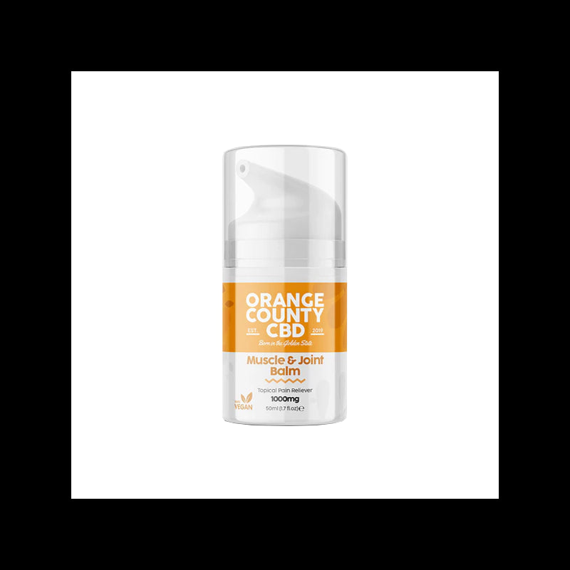 Orange County CBD 1000mg CBD Muscle And Joint Balm - 50ml