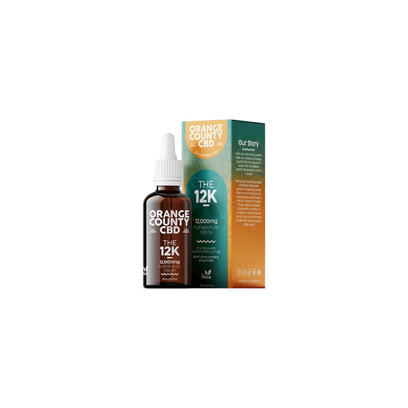 Orange County CBD 12000mg Full Spectrum CBD Oil - 100ml